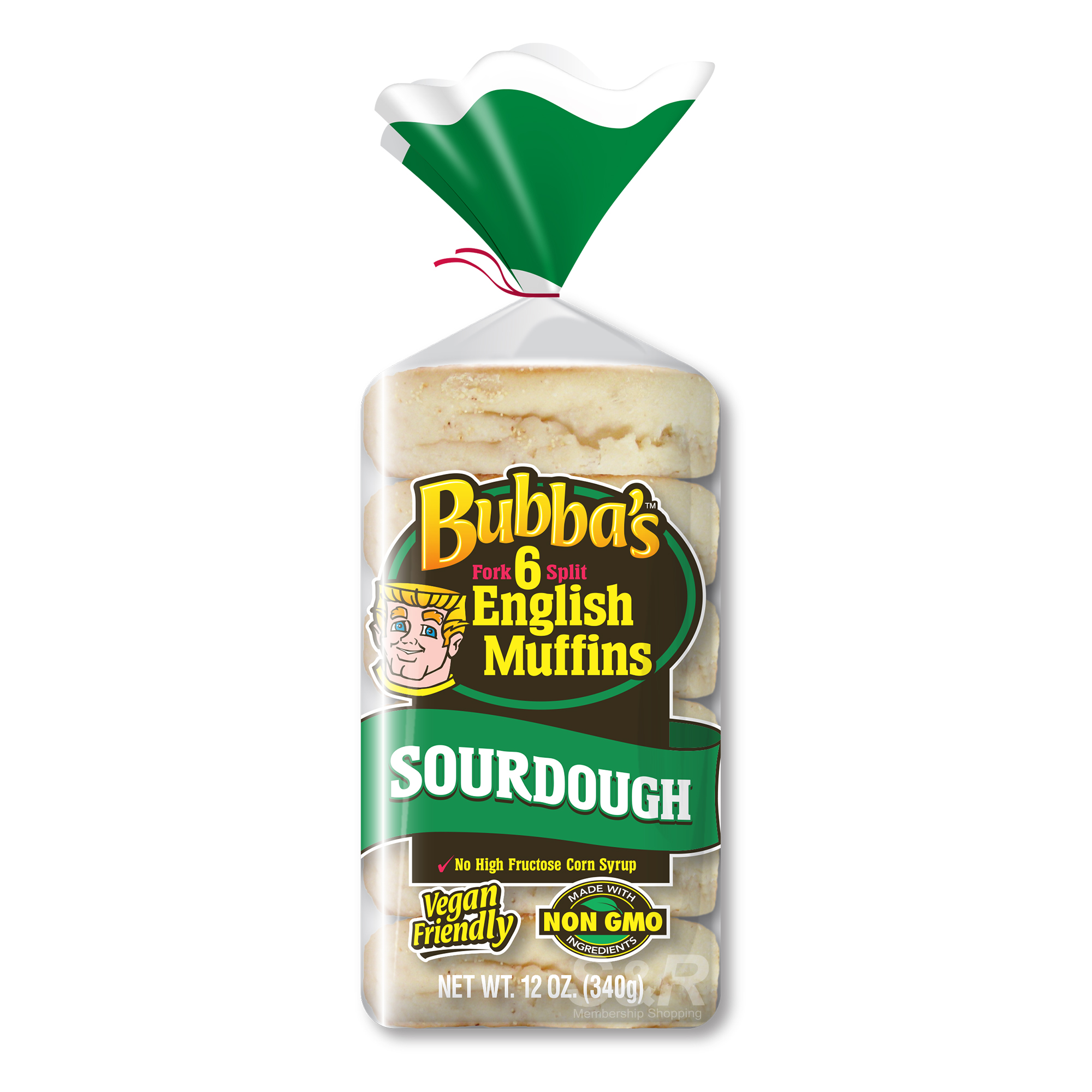 Bubbas English Muffins Sourdough 6pcs Bubbas English Muffins Sourdough 6pcs